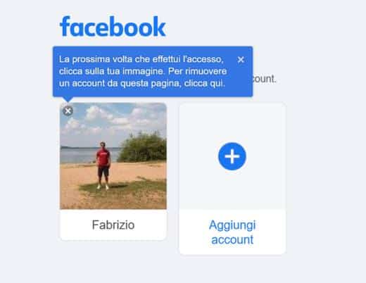 Facebook login login: direct access without password