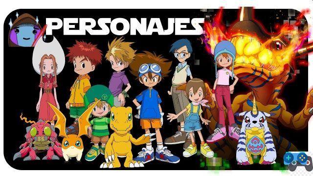 Personagens de aventura Digimon