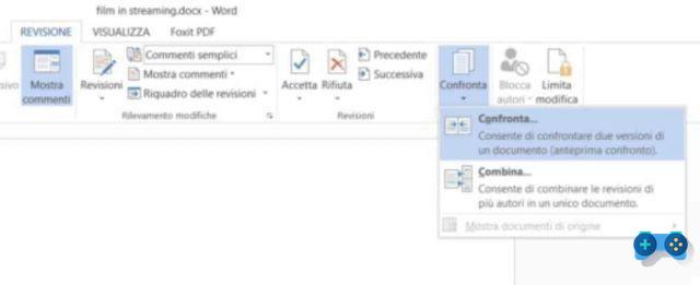 Como comparar dois documentos do Word