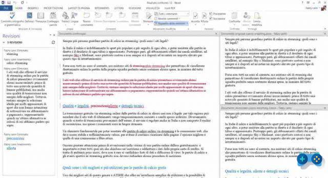 How to compare two Word documents