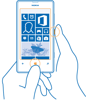 Comment prendre et enregistrer la capture d'écran sur Nokia Lumia