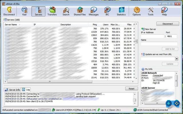 Lista Mejores Servidores Programa: Emule (Actualizada 2023)