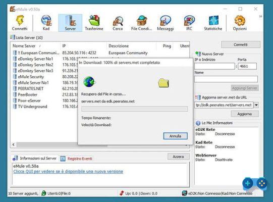 Lista Mejores Servidores Programa: Emule (Actualizada 2023)