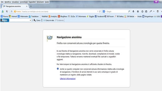 Como navegar na web anonimamente com Internet Explorer, Chrome e Mozilla