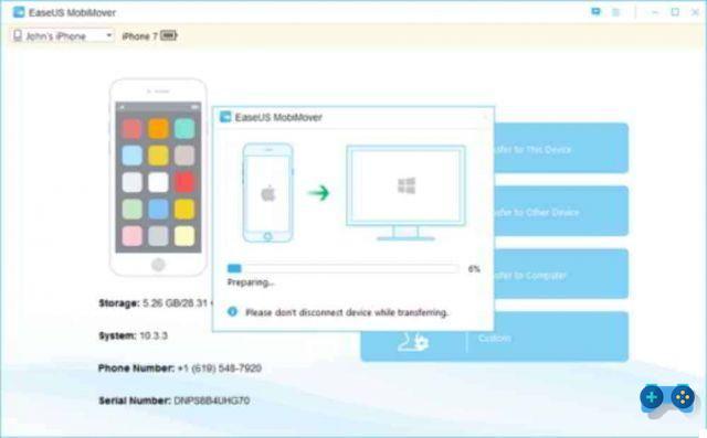 Cómo transferir datos de iPhone a iPhone con MobiMover Free