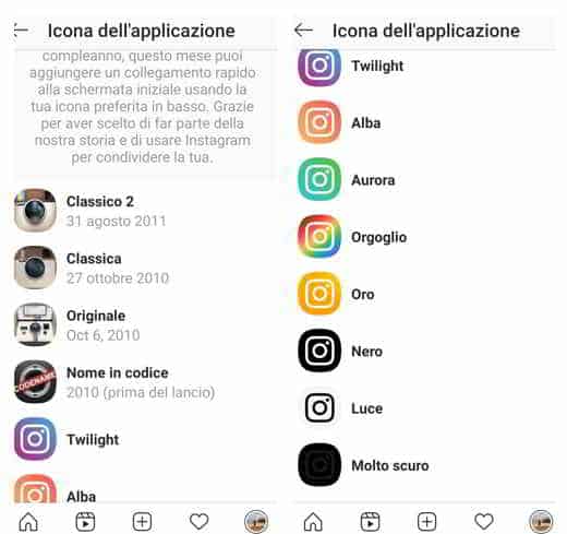 Cómo cambiar el icono de Instagram de Android