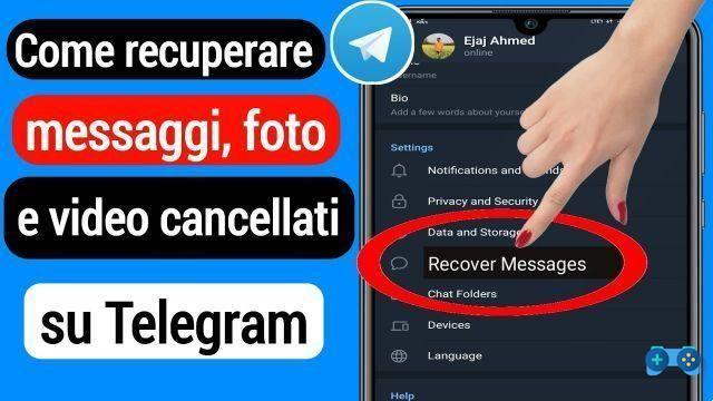 Telegram: how to recover deleted chats
