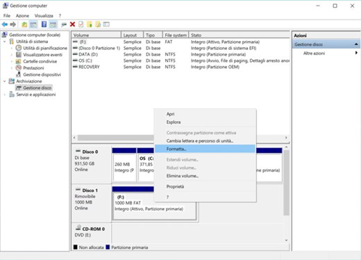 Unable to format USB stick: how to fix