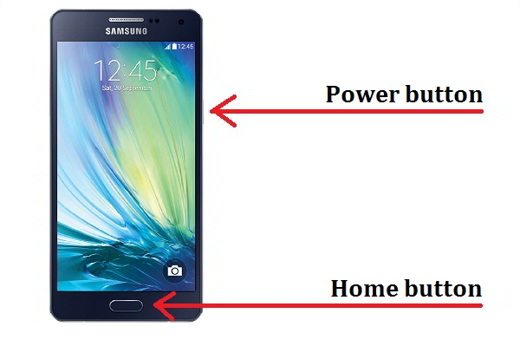 Cómo tomar y guardar la captura de pantalla en Samsung Galaxy A 2016