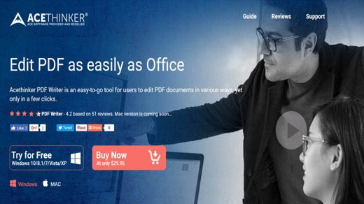 Cómo editar un archivo PDF con AceThinker PDF Writer