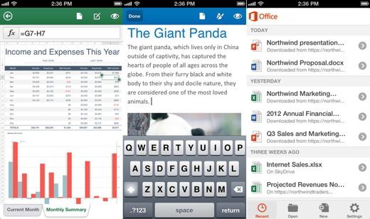 Microsoft Office 365 also available on iPad