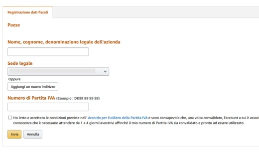 How to request an Amazon invoice