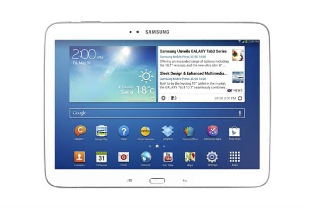 Samsung lança a nova série Galaxy Tab3