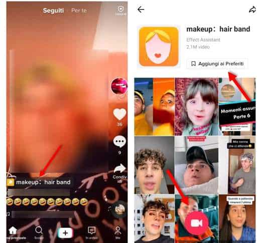 Comment faire des effets sur TikTok