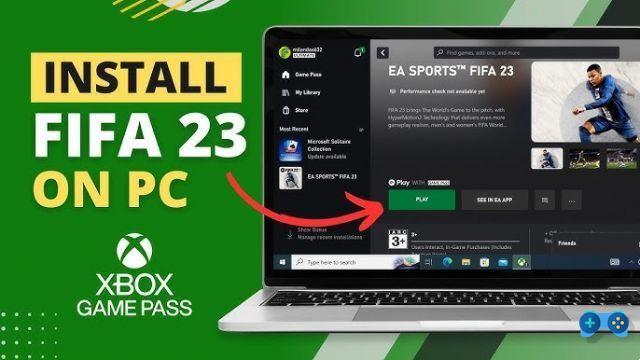 Instalación de FIFA 22 en PC utilizando Game Pass de Xbox
