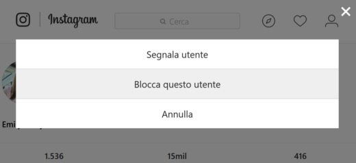 Cómo bloquear a una persona en Instagram