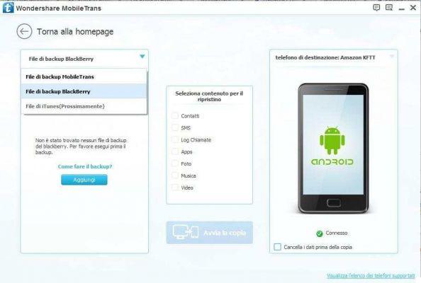 Como transferir contatos do Blackberry para o Android