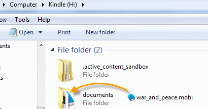 How to transfer books to Kindle