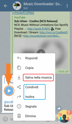 Download music from Telegram for free