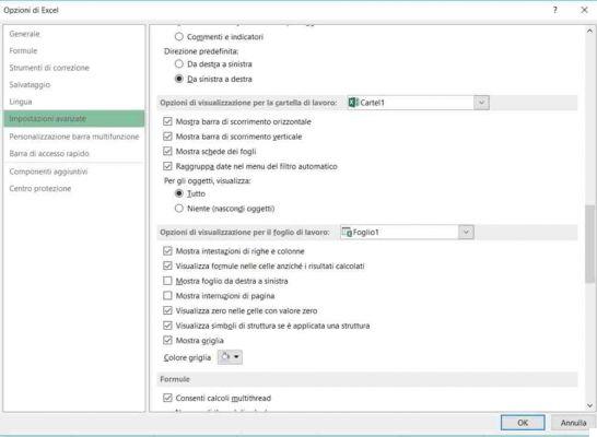 How to view the formulas of an Excel sheet