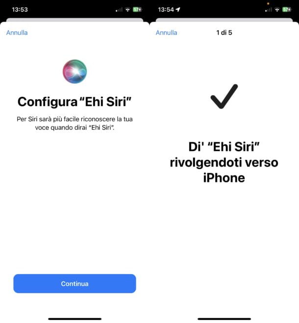 Como habilitar a Siri