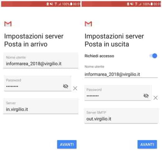 Comment configurer Virgilio Mail Login sur Android et iPhone