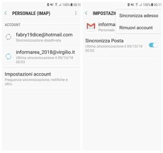 Cómo configurar el inicio de sesión de Virgilio Mail en Android y iPhone