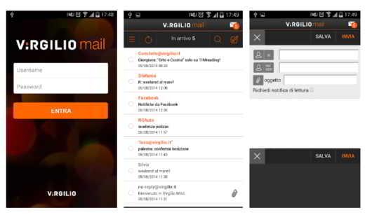 Cómo configurar el inicio de sesión de Virgilio Mail en Android y iPhone