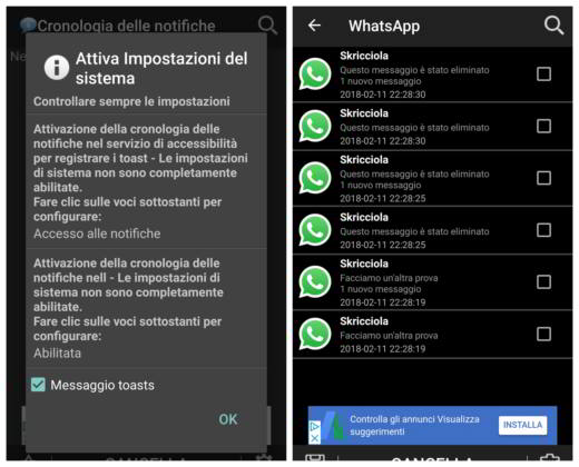Comment voir les messages WhatsApp supprimés