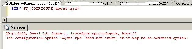 Comment restaurer l'agent SQL Server lorsque l'agent XPs est désactivé