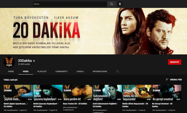 Sites to watch Turkish series with Italian subtitles