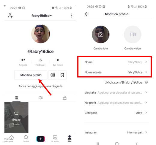 Como mudar seu nome no TikTok