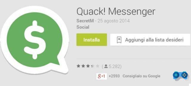 Quack! Messenger the app that earns you money by chatting