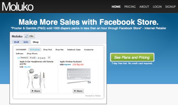 How to open an online store on Facebook