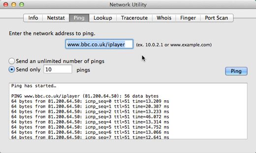 How to find out website IP address