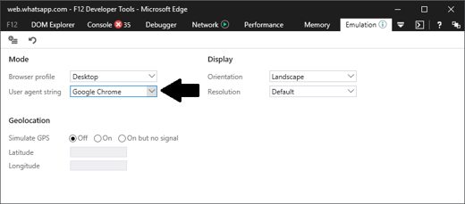 Comment utiliser WhatsApp Web avec Edge