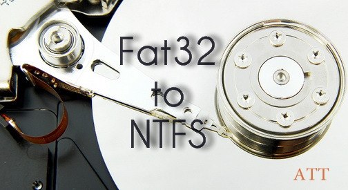 Ven a convertir un disco duro de FAT a NTFS
