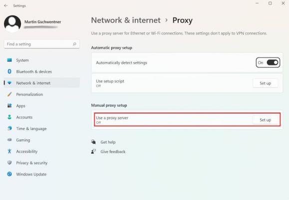 Guía de configuración de proxy: Chrome