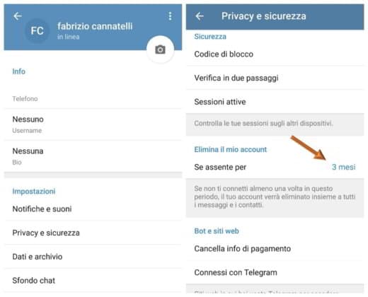 Comment annuler un compte Telegram