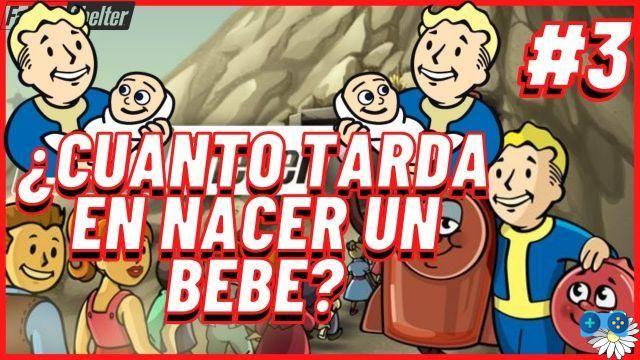 The gestation time of babies in the game Fallout Shelter